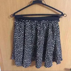 白×黒 ヒョウ小柄 ★Free Size