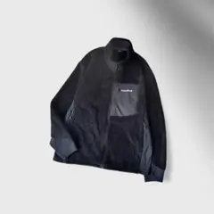 美品 モンベル クリマエア ライニングジャケット フリース ブラック L