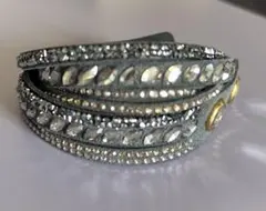 お値下げ！SWAROVSKIスワロフスキーSlakeグレーブレスレット