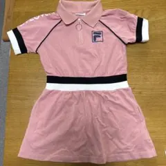 FILA BYLOVEiT コラボ 半袖ワンピース ピンク　ナルミヤのサムネイル
