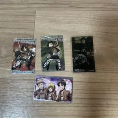 進撃の巨人 トレーディングカード 4枚セット