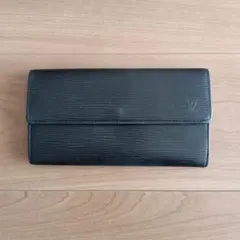 LOUISVUITTON　長財布　ポルトフォイユサラ　エピ　黒