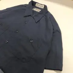 Wear Guard ワークシャツ 半袖 ネイビー メンズXL