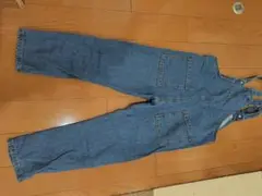 デニムブルー オーバーオール 130cm