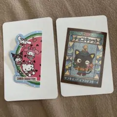 サンリオ キャラクターズ シールクッキー４　シール　チョコキャット