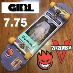 GIRL ガール　スケートボード　スケボー　ベンチャー　スピットファイアのサムネイル
