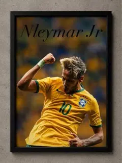 サッカー ネイマール 額縁 フォトフレーム ブラジル代表 サッカー フォトフレーム WORLD CUP ネイマール ブィニ