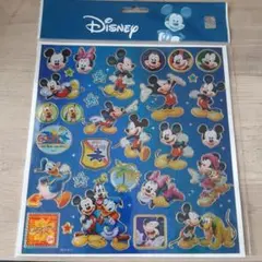未開封　平成レトロ　当時物　レア　ディズニー ミッキーマウス グリッターシール