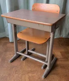 セット売り！チトセ 机・椅子セット 6号 学校机 レトロ 現状渡し 配達