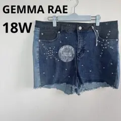 GEMMA RAE スーパーストレッチ デニムショートパンツ 【18W】