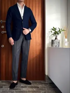 お値引き不可】EMPORIO ARMANI 青スーツ DAVID LINE - メルカリ