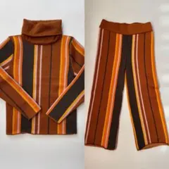 セットアップ　misha&puff Acorn Kingston Stripe