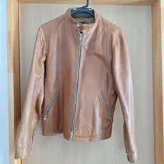 UNITEDARROWS　ライダース　ラムレザー