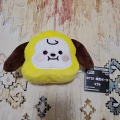 BT21 顔型ポーチ ジミン チミー韓国　BTS 新品未使用タグ付き