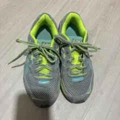 asics TKB201 キッズスニーカー 21.0 cm グレー/ライム