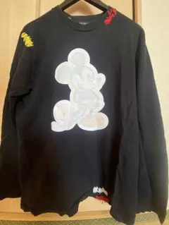 マスターマインドジャパン　ミッキーマウス 長袖Tシャツmaster mind