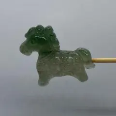 天才の石♡天然石 フローライト 馬 置物 - メルカリ