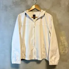 【2000年製】OLD GAP オールドギャップ ナイロンジップパーカー 白のサムネイル