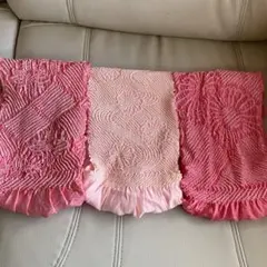 ゆ1974⭐️帯揚げ❤️七五三❤️3点セット❤️まとめ売り❤️着物❤️絞り⭐️可愛い⭐️和装小物