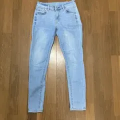 ライトブルースキニーデニム XSサイズ