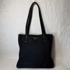 PRADA プラダ　ナイロン　トートバッグ　三角ロゴプレート