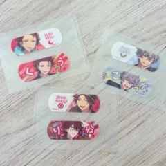 あんスタ　チャームエイド（絆創膏、ステッカー）【天城燐音、大神晃牙、鬼龍紅郎】