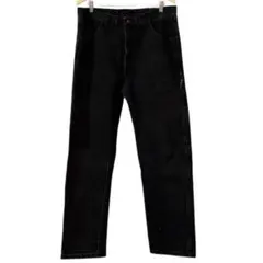 RUSTLER ラスラー ブラックデニム 36×32 フェード 古着 ストレート