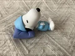 スヌーピー ガチャすやすやおやすみマスコットブルーパジャマ