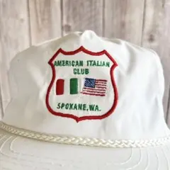 企業ロゴ トラッカーキャップ デッドストック レア ビンテージ 古着 I