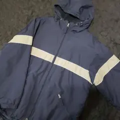 90s ボア付き ナイロンジャケット リフレクター ヴィンテージ