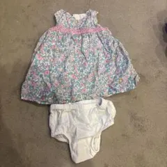 baby GAP 花柄ワンピース ブルマセット 3-6ヶ月のサムネイル
