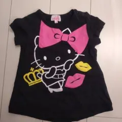 ベビードール　ハローキティ ブラック Tシャツ　90