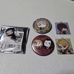 文豪ストレイドッグス　アクキー&缶バッチ　5点