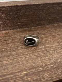 90s Nike シルバーリング フリーサイズ