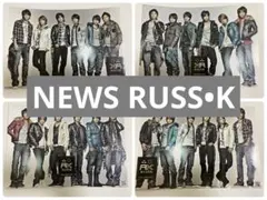 NEWS RUSS•K リーフレット　2枚　山下智久　錦戸亮加藤シゲアキ増田貴久