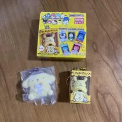 サンリオキャラクターズ ポムポムプリン ふわわフロッキーマスコット ガチャガチャ