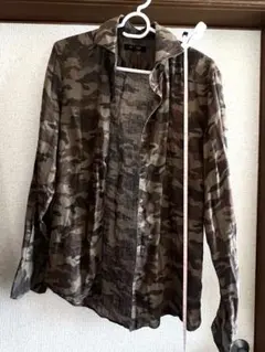 MICHEL KLEIN HOMME カモフラージュ柄長袖シャツ メンズ Mのサムネイル