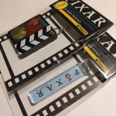 ハッピーくじ　ピクサー　J賞　キーホルダー　モンスターズインク　ウォーリー