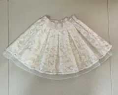 evelyn ホワイト フレアスカート S