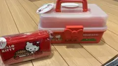 HELLO KITTY 3COINS ツールボックス 付箋 巾着 - メルカリ