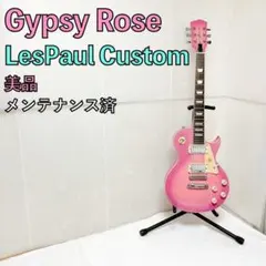 極美品 Burny バーニー レスポールカスタム 激レア ピンク ソフト