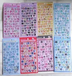 ❤️正規品❤️サンリオ 文字 ボンボンドロップ シール ８枚 コンプ 全種類