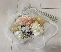ヘアアクセサリー 髪飾りセット 造花 リボン