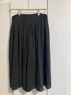 UNITED ARROWS GREEN LABEL 黒キュロットスカート38