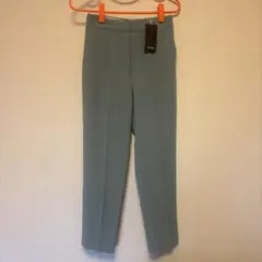 Demi-Luxe BEAMS ダブルクロス ベーシックパンツ ライトグリーン