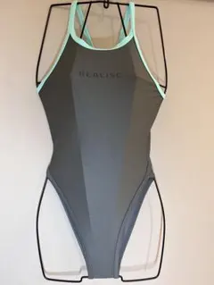旧ロゴ リアライズ realise マットブラック ラバー系 競泳水着 水球