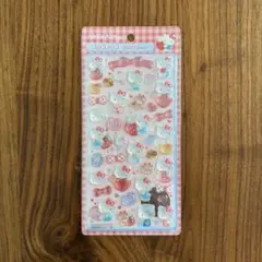 週末限定【正規品】ボンボンドロップシール☆ハローキティ赤☆サンスター文具