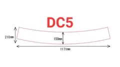 送料無料☆インテグラDC5用ハチマキステッカーのサムネイル