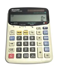 激レア】90年代前半名機電卓 SHARP CS-2128H 12桁電卓 - メルカリ