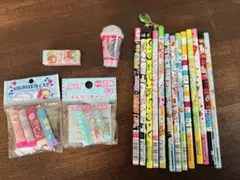 平成レトロ、鉛筆、文房具セット